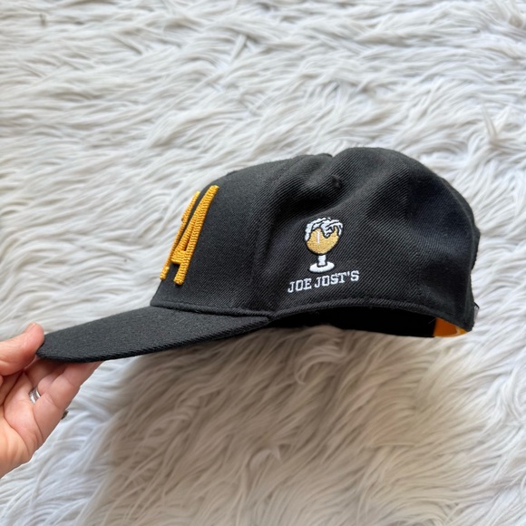 Joe Jost’s Bar 1924 Wool Blend Black Cap Hat 100 Years Adjustable OS - Picture 3 of 8